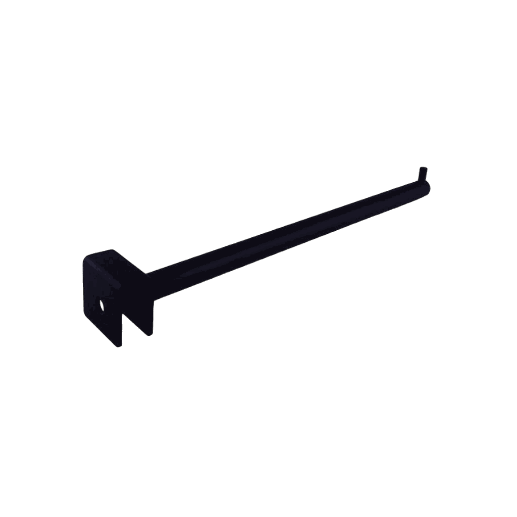 Hanger for Rectangular Bar 30 cm Black 1 Nail