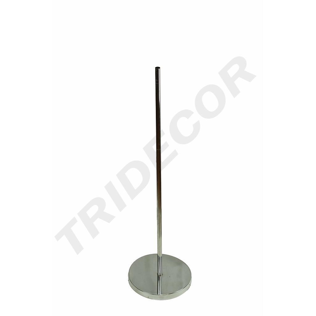 Base metálica para bustos de tubo de 25 mm