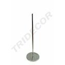 Base metálica para bustos de tubo de 25 mm