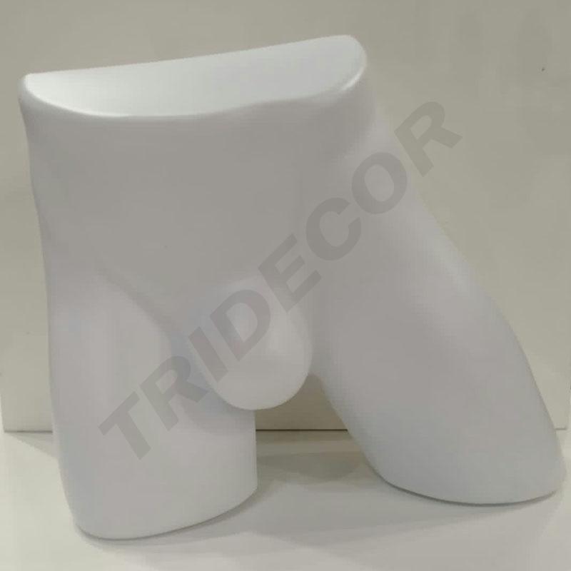 Quadril de Homem de Plástico Branco