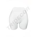 Quadril feminino de plástico branco