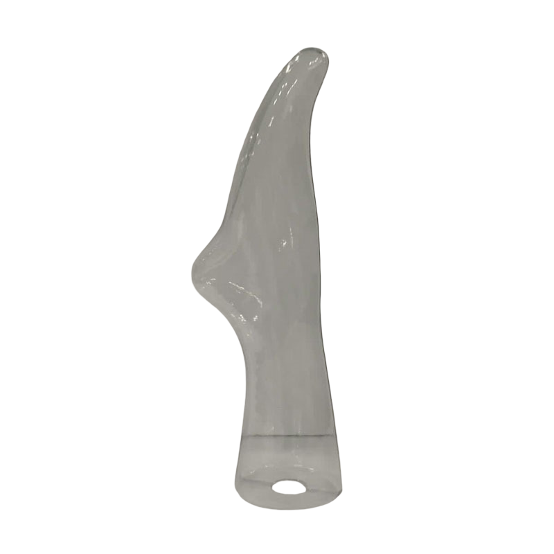透明塑料脚模 Pie de Plastico Transparente Unisex para Calcetin Corto