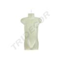 White Plastic Child Bust