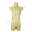 Medium Male Bust Fiberglass Nude Color