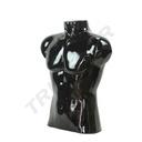 Busto De Hombre Lacado en Negro Brillo