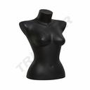 Busto di donna in plastica nera