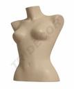 Busto di donna in plastica color carne
