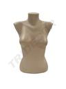 Busto di donna in plastica color carne