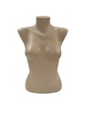 Busto di donna in plastica color carne