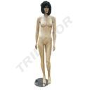 Manequim feminino cor de carne sem cabelo