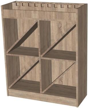 Wein-/Spirituosen-Displayständer 90x35x110 cm Verschiedene Farben