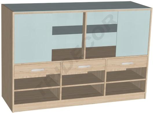 Display Case Counter 180X60X120 cm Various Colors