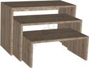 Conjunto De 3 Mesas 120X50X75Cm Colores Varios
