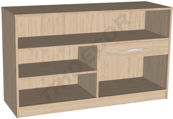 Holztheke 150X50X90 cm Verschiedene Farben