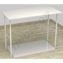 Table d'exposition blanche 120X87X39cm