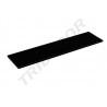 Shelf 120x35cm Black Glass