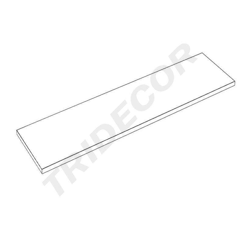 Estantes De Madera Blancos 120X20 Cm 19 Mm