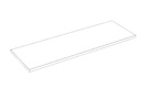 Wooden Shelves 60x25 cm White 19 mm