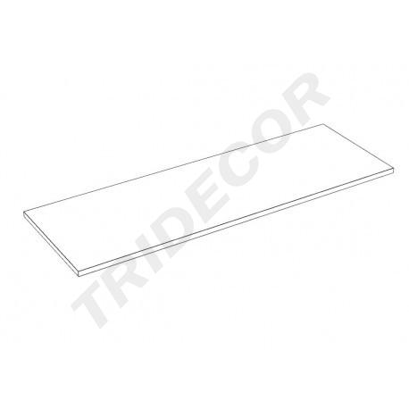 Étagères en bois blanc 120x25 cm 19 mm