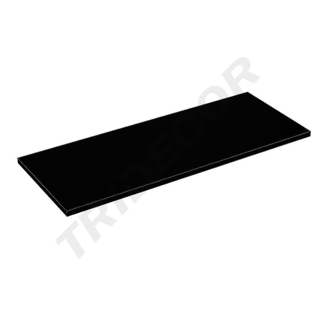Raft din lemn 90X35CM grosime 19MM culoare neagră