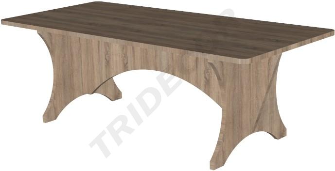 Mesa Expositora de Madera 220X100X75cm Varios Colores