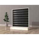 Góndola Doble Cara 120x60x135 cm Blanco o Negro