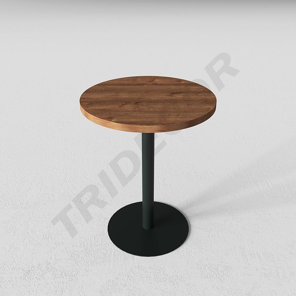 Table ronde pour l'hôtellerie, diamètre de 60 cm, disponible en plusieurs couleurs