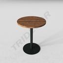 Round Table for Hospitality, 60cm Diameter, Available in Various Colors