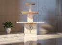 Stand d'exposition commercial 100X100X140cm Diverses couleurs
