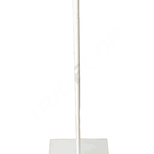 base guadrada de metal blanca 38x38 方形白色模特底座