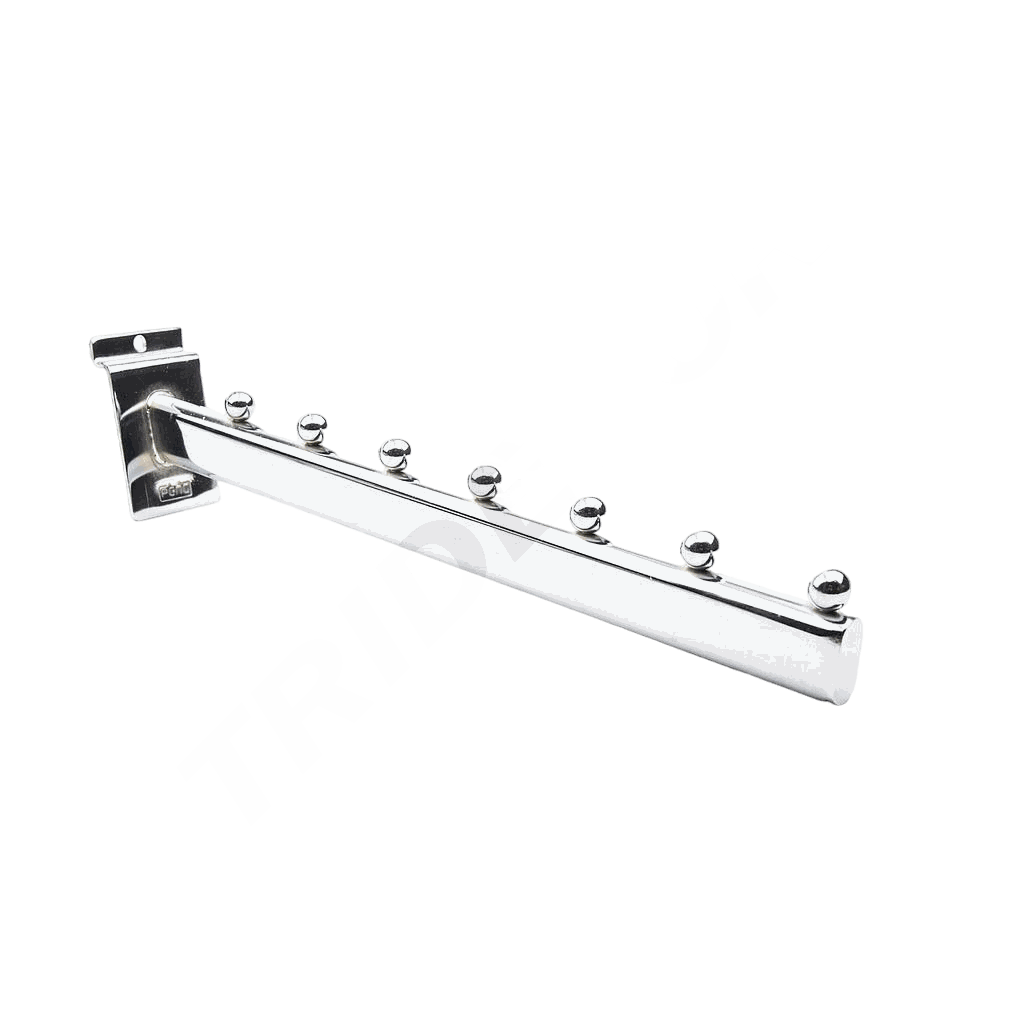 Hanger with 7 Balls for Slat Panel 35 cm Inclined