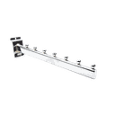 Appendiabiti con 7 palline per pannello a doghe 35 cm inclinato