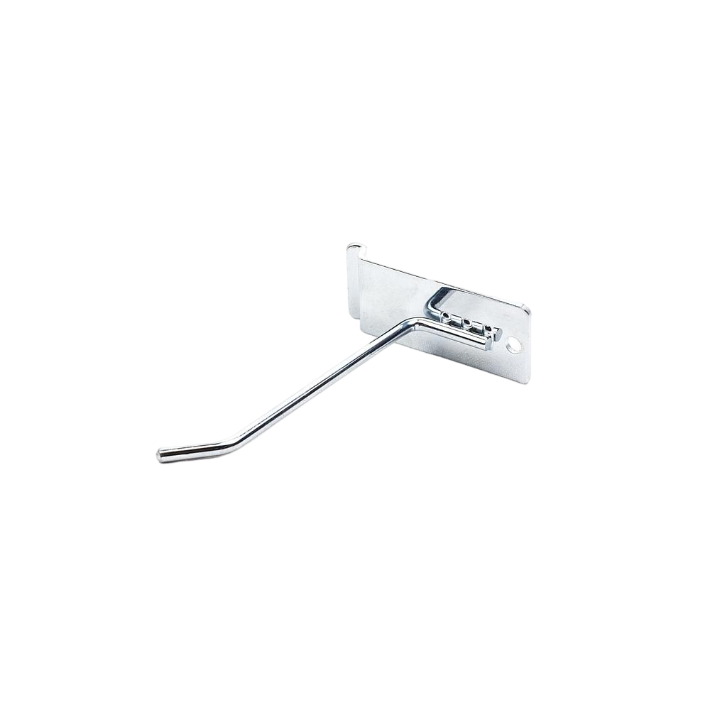 Haken für genutete Aluminiumleiste 10 cm 4 mm