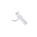 卡细槽铝合金电镀板钩 gancho para lama de aluminio  de cromado 5cm 4mm 200/caja