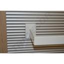 Barra in alluminio bianco 120 cm