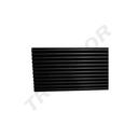 Panneaux d'aluminium noirs 16X300