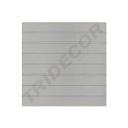 Pannello a doghe grigio opaco con 7,5 guide, 120X120 cm