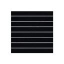 Matte Black Slat Panel with 7.5 Guides 120X120cm