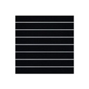 Panel de lama Negro Mate 7.5 Guías 120X120cm 黑色槽板 7.5