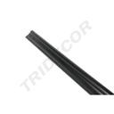 Schwarze MDF-Gesimse 240 cm