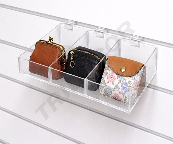 Metacrilat 3 spații pentru lamelă 20X36X5cm