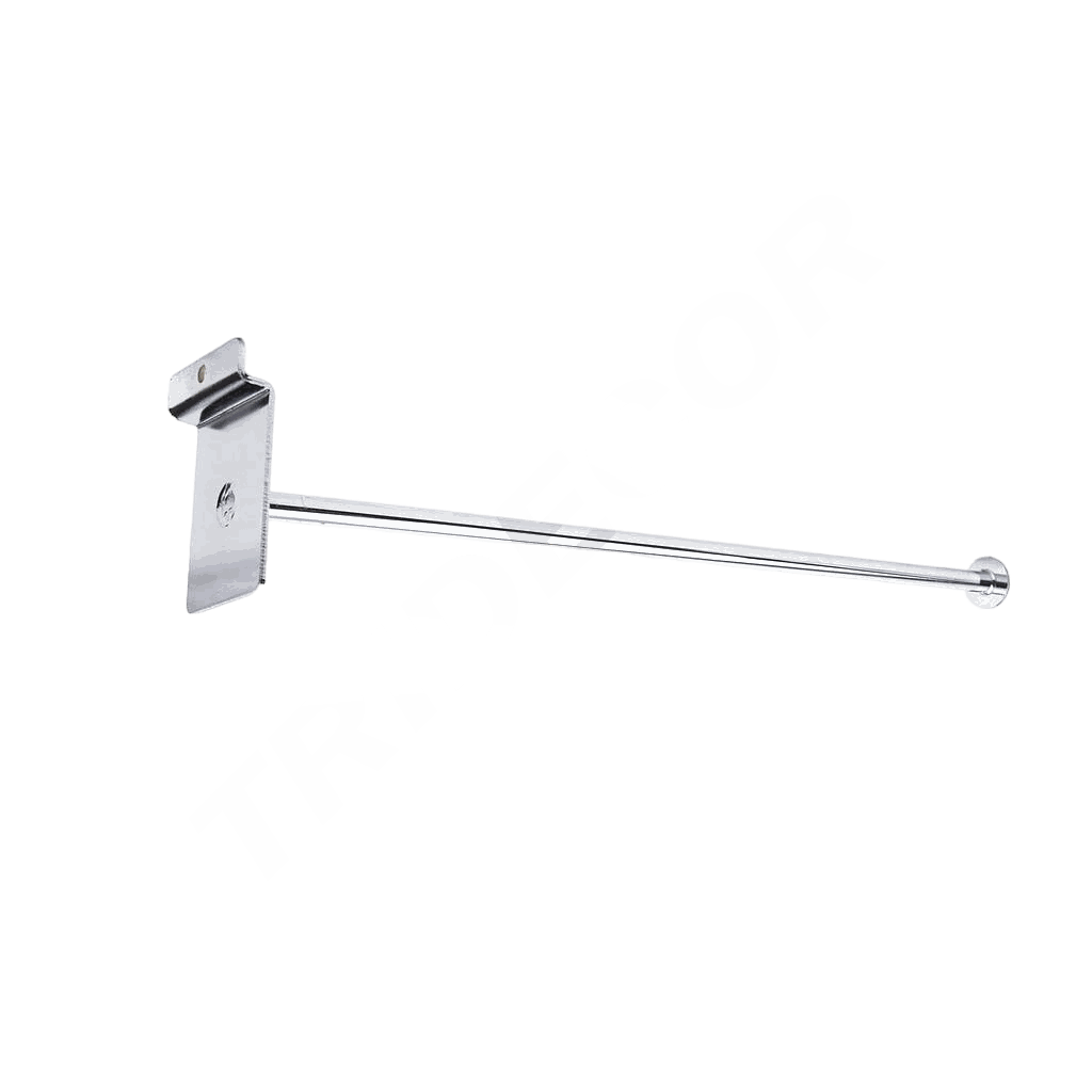 Colgador Con Tope Para Panel de Lamas 40 Cm 10 Mm