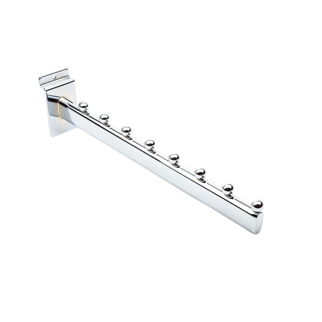 八珠下斜板钩 Colgador Inclinado Con 8 Bolas para Panel de lama 35cm