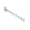 八珠下斜板钩 Colgador Inclinado Con 8 Bolas para Panel de lama 35cm