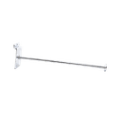 Colgador con tope para panel de lamas 30 cm 10 mm