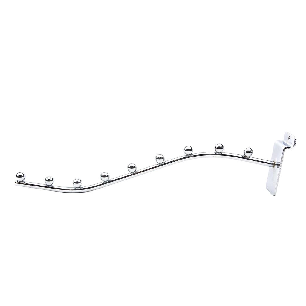 Cintre courbé avec 9 boules pour latte 35 cm 10 mm