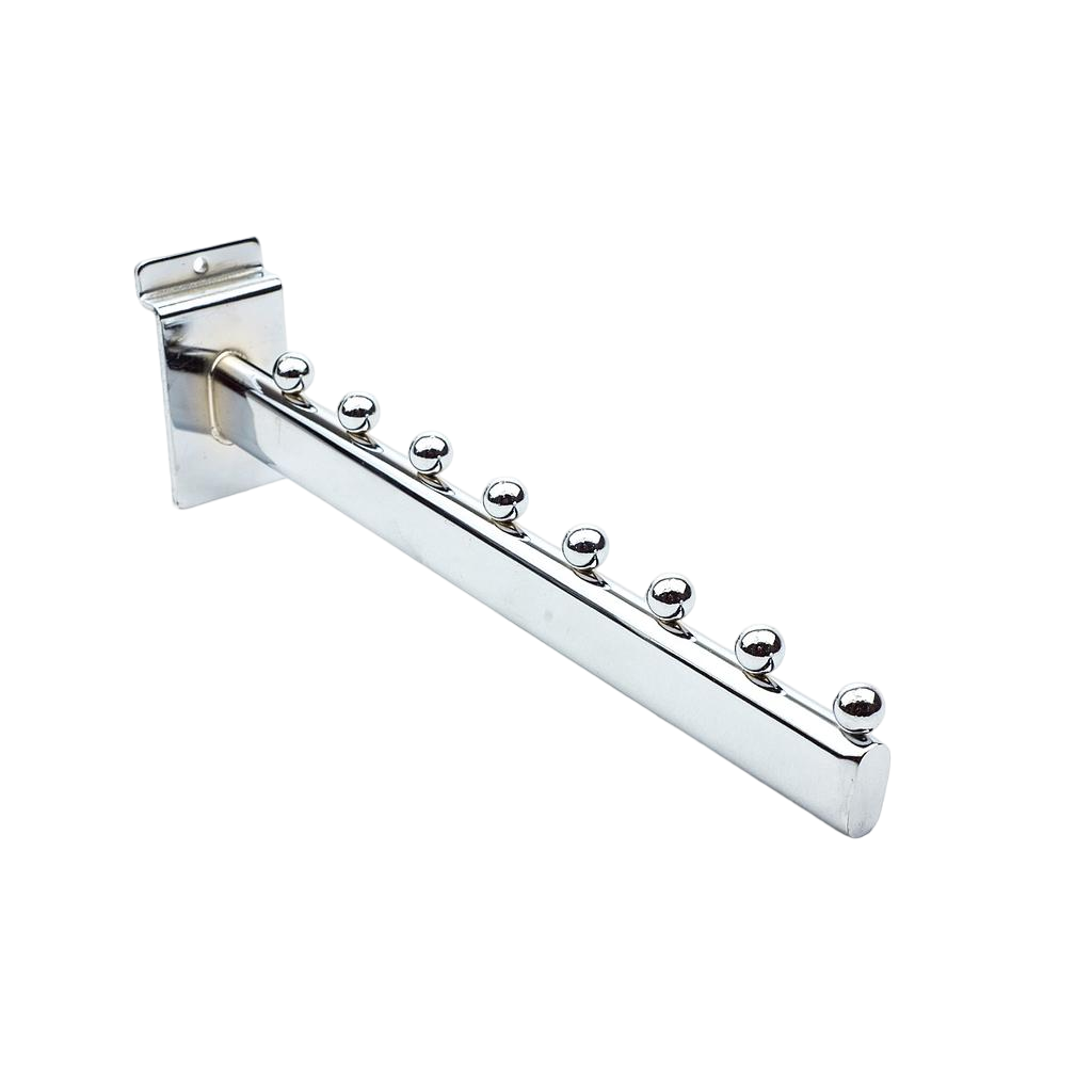 Colgador Inclinado 8 Bolas Panel De Lamas 40 Cm