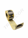 Autocolante Espero que gostes de fundo preto 500 rolos