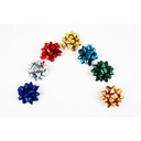 Adhesive Stars Metallic Colors 5X5X3cm 100 units/Box