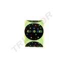 Etichette di congratulazioni con stelle colorate 500 unità